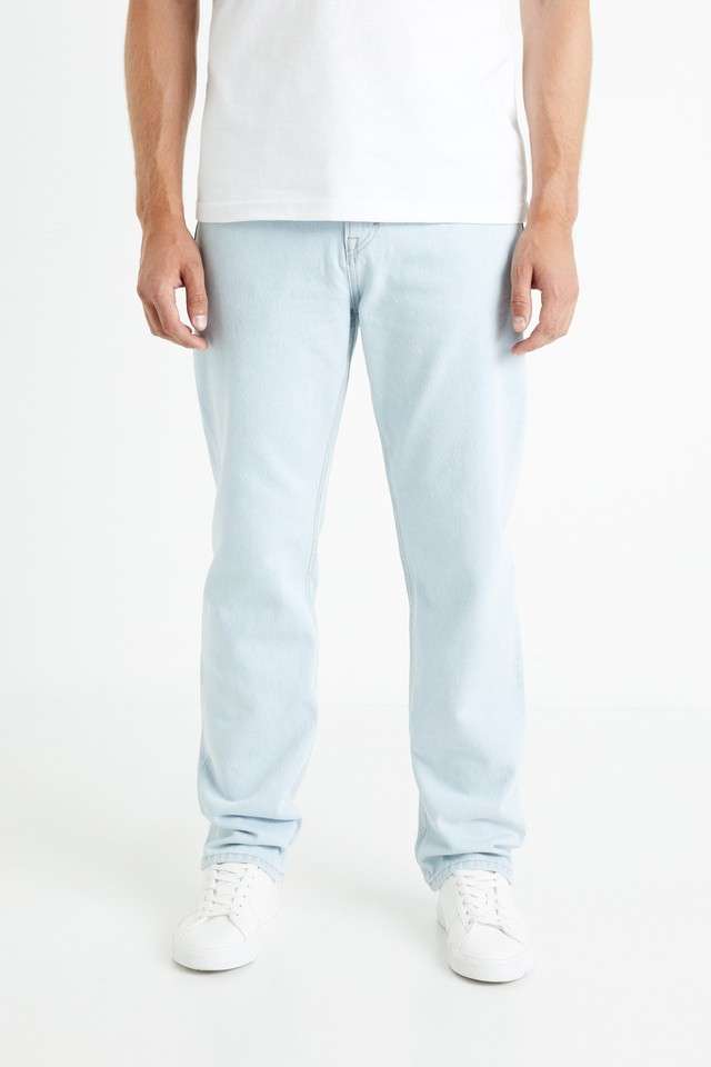 Light-Wash-Cotton-Relaxed-Fit-Men-s-Jeans