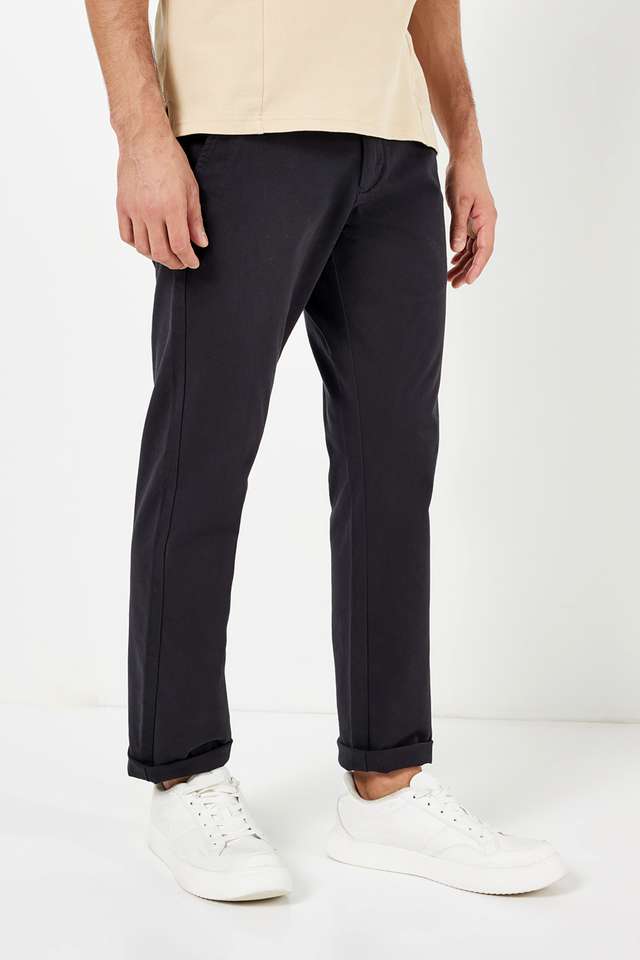 Solid-Cotton-Slim-Fit-Men-s-Casual-Chinos