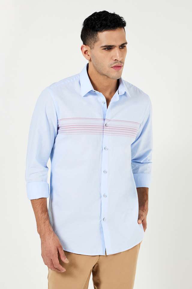 Solid-Cotton-Slim-Fit-Men-s-Casual-Shirt