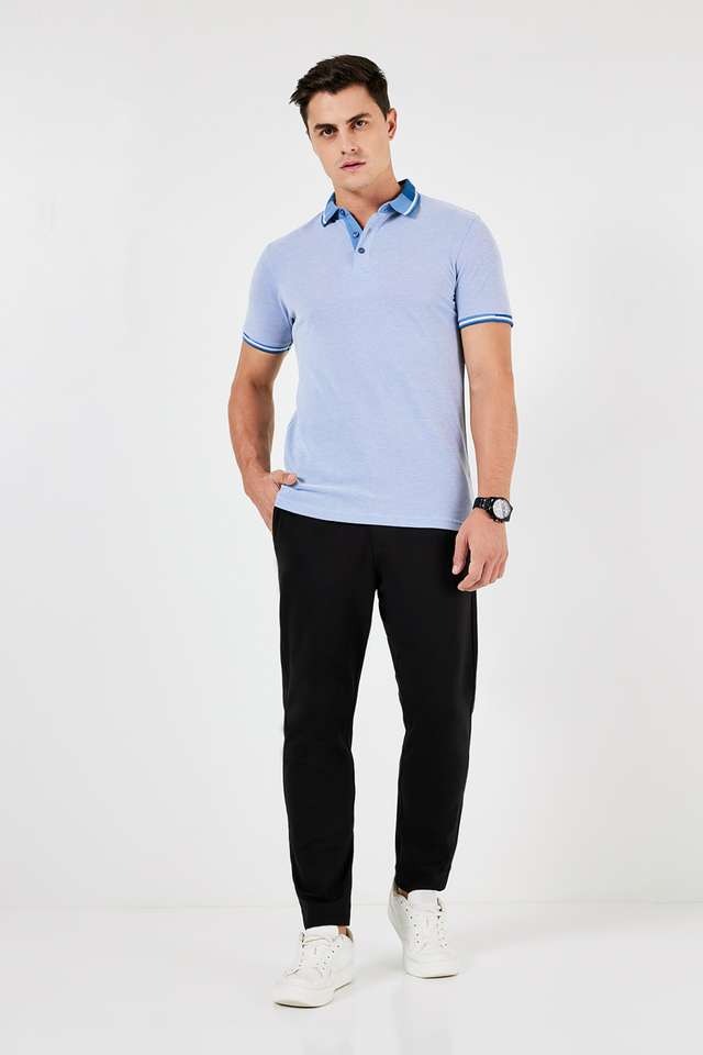 Solid-Rayon-Slim-Fit-Men-s-Casual-Trousers