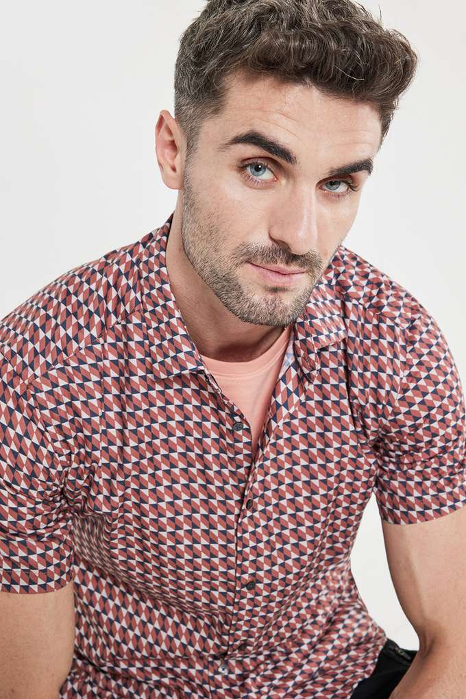 Printed-Cotton-Blend-Slim-Fit-Men-s-Casual-Wear-Shirt