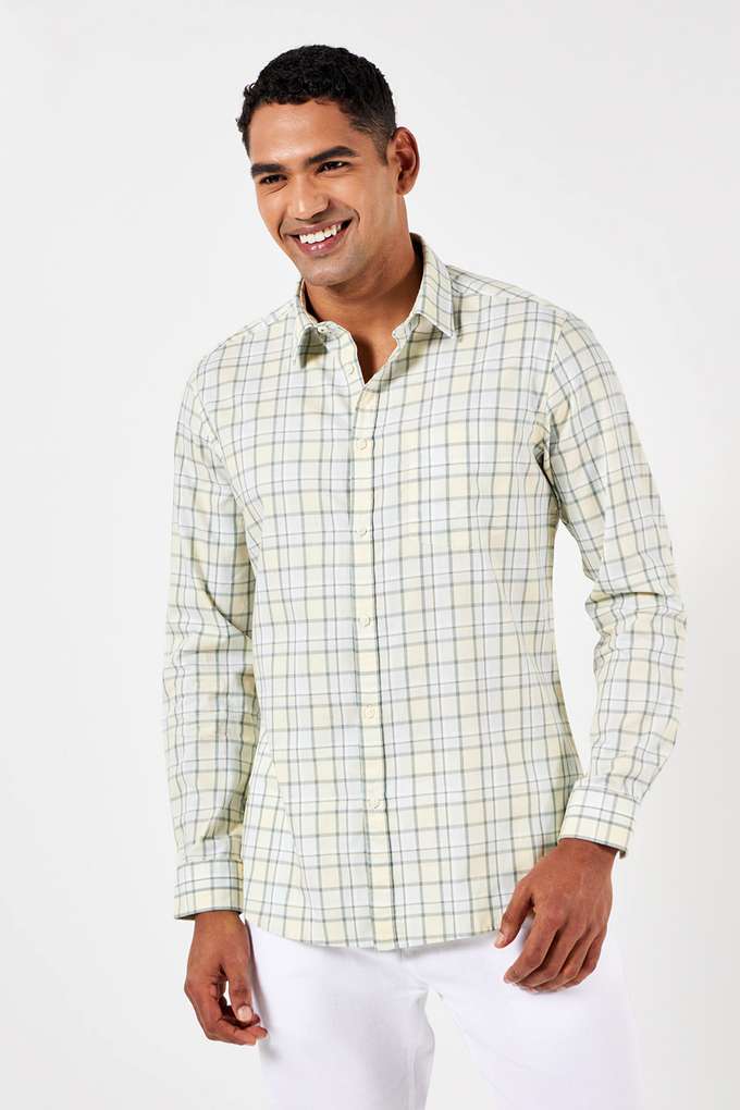 Checks-Cotton-Slim-Fit-Men-s-Casual-Shirt