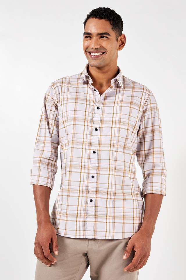 Checks-Cotton-Slim-Fit-Men-s-Casual-Shirt