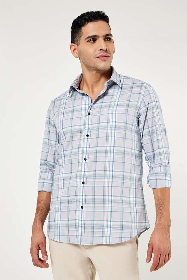 Checks-Cotton-Slim-Fit-Men-s-Casual-Shirt
