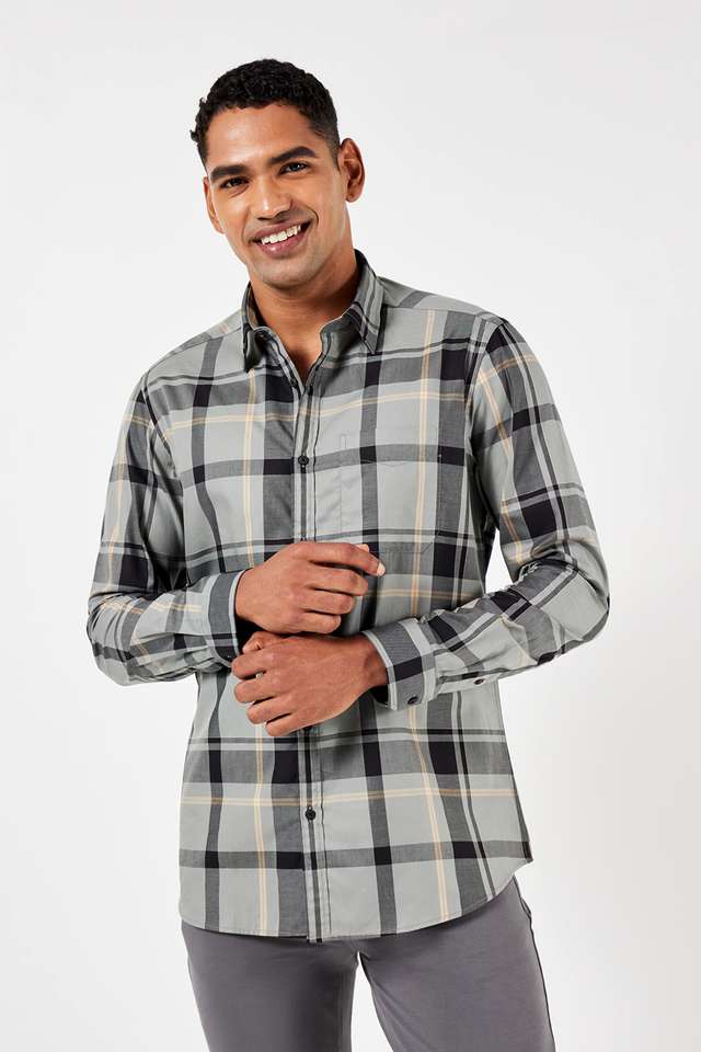 Checks-Cotton-Slim-Fit-Men-s-Casual-Shirt