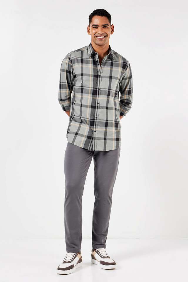 Checks-Cotton-Slim-Fit-Men-s-Casual-Shirt
