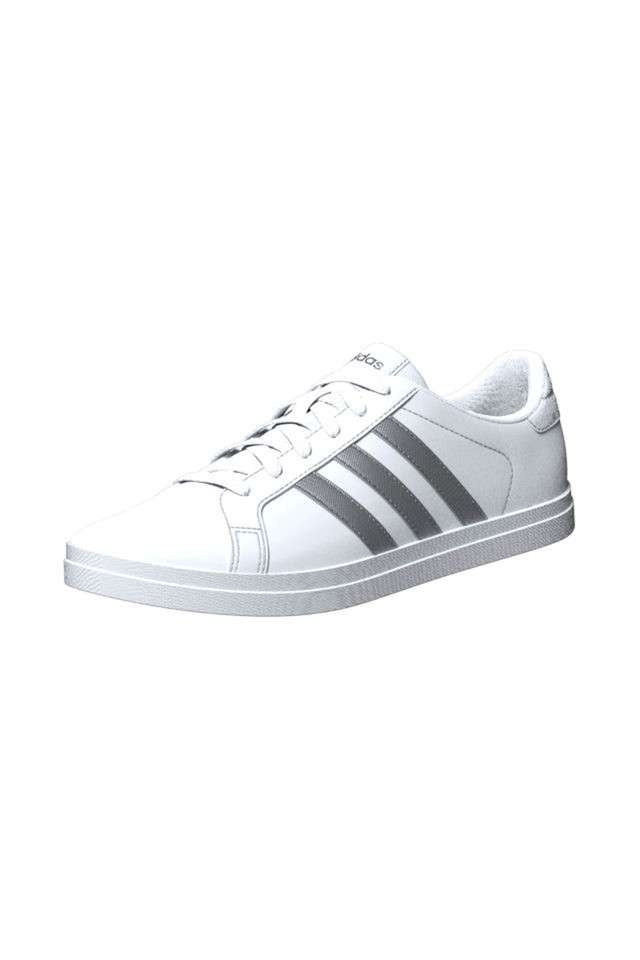 Buy ADIDAS White Courtpoint Synthetic Lace Up Women's Sneakers | Shoppers  Stop