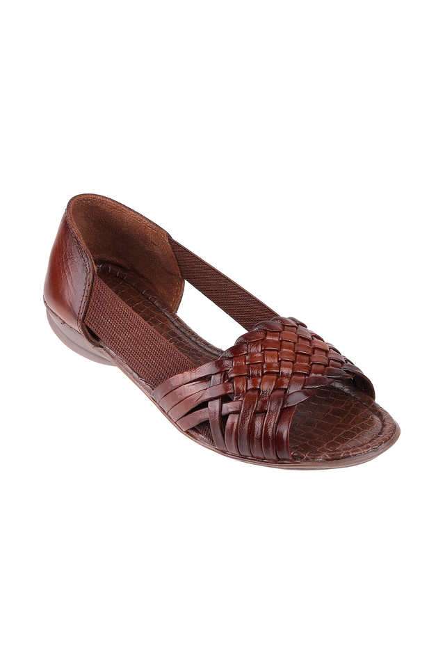 Cross-Strap-Leather-Slip-on-Women-s-Casual-Wear-Sandals