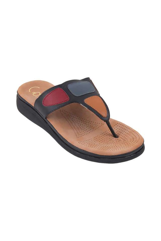 T-Strap-Synthetic-Slip-on-Women-s-Casual-Wear-Wedges