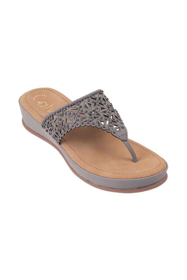T-Strap-Synthetic-Slip-on-Women-s-Casual-Wear-Wedges