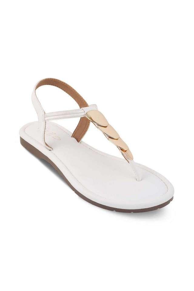 Buy Tresmode Beige Leather Slip-on Women's Casual Wear Flats