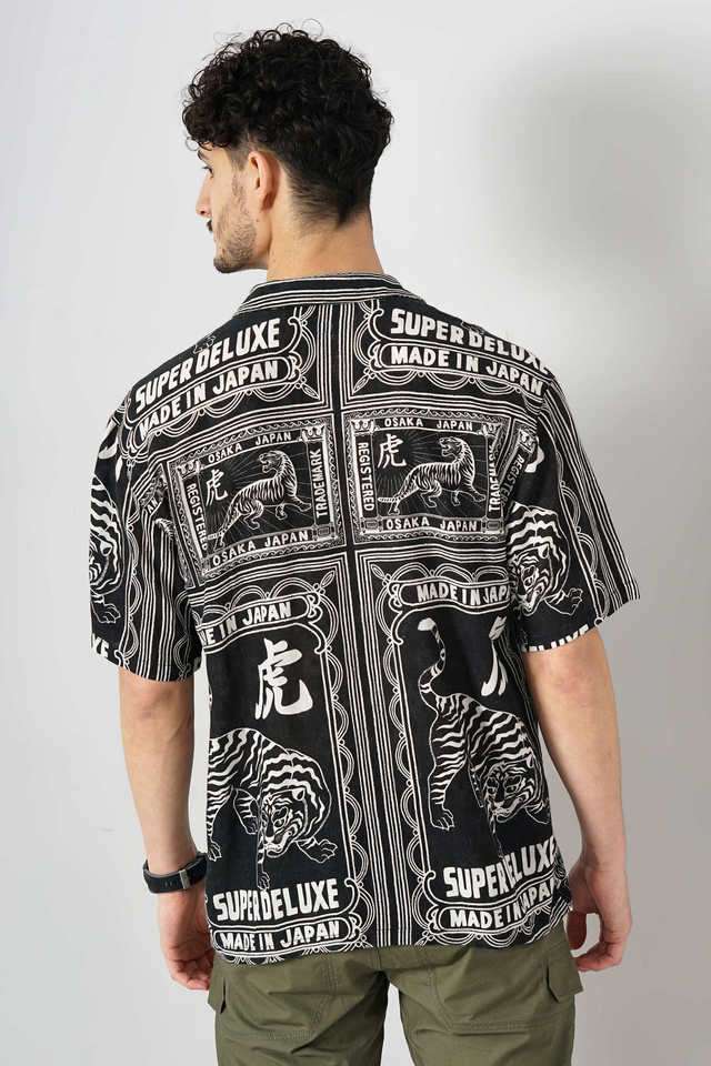 Graphic-Print-Viscose-Regular-Fit-Men-s-Casual-Wear-Shirt