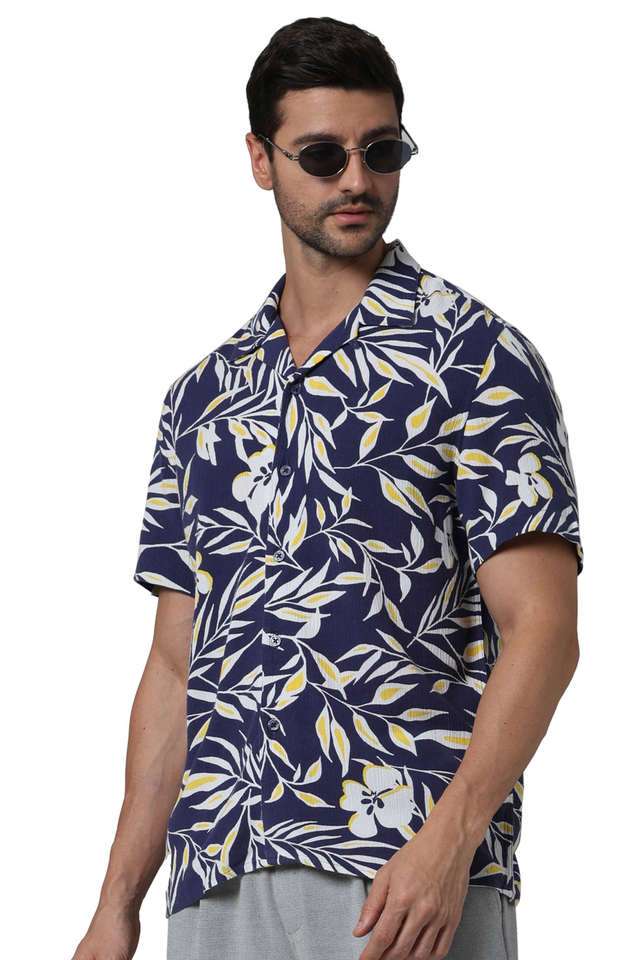 Printed-Viscose-Regular-Fit-Men-s-Casual-Shirt