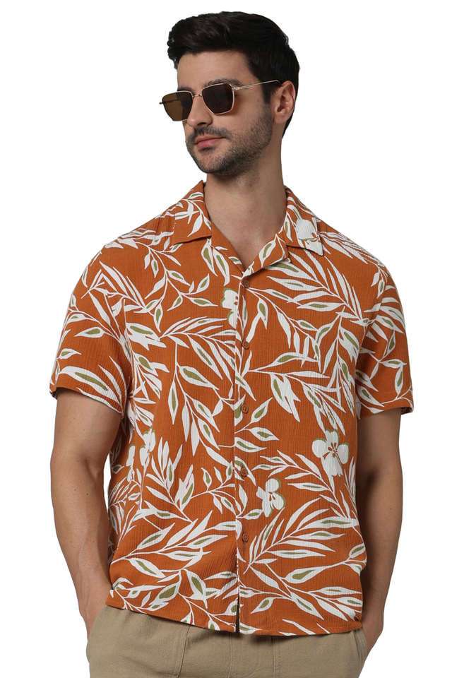 Printed-Viscose-Regular-Fit-Men-s-Casual-Shirt