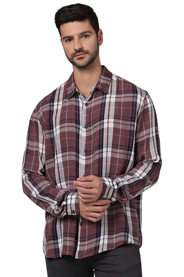 Solid-Viscose-Regular-Fit-Men-s-Casual-Shirt