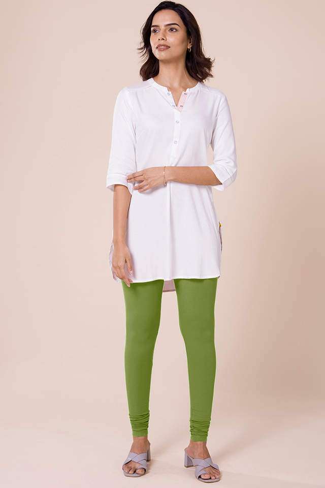 Solid-Cotton-Slim-Fit-Women-s-Churidar-Leggings