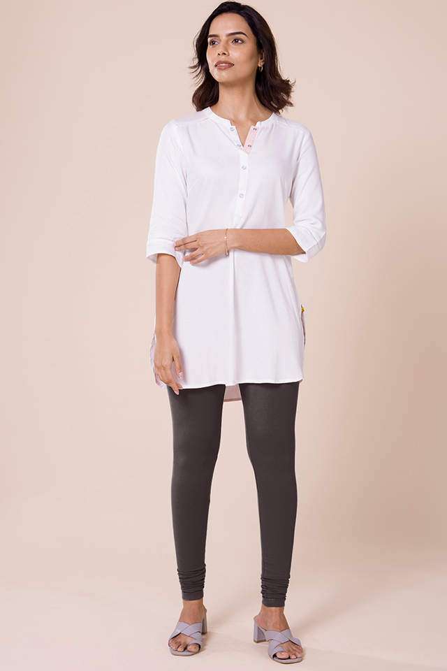 Solid-Cotton-Slim-Fit-Women-s-Churidar-Leggings