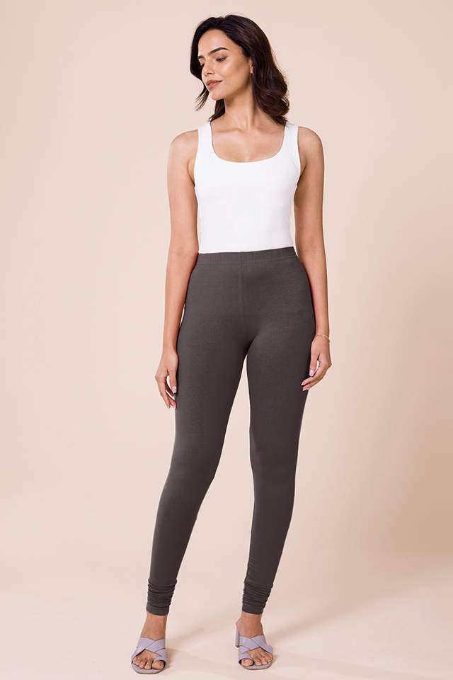 Solid-Cotton-Slim-Fit-Women-s-Churidar-Leggings