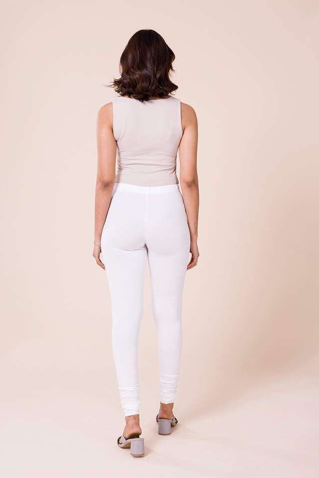 Solid-Cotton-Slim-Fit-Women-s-Churidar-Leggings