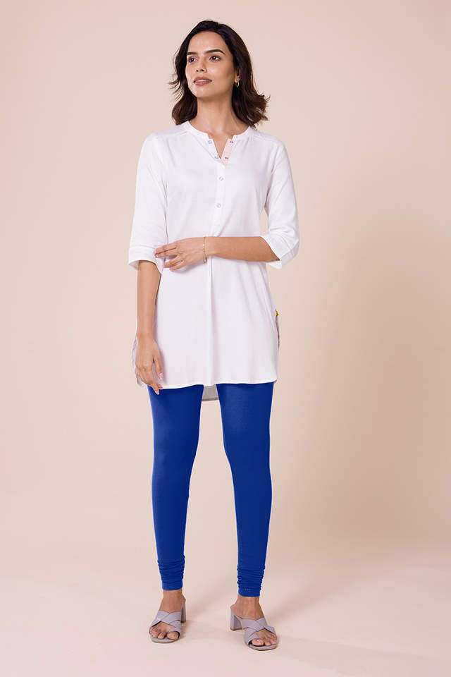 Solid-Cotton-Slim-Fit-Women-s-Churidar-Leggings