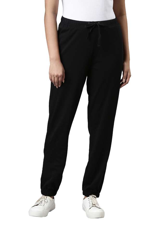 Solid-Ankle-Length-Cotton-Blend-Women-s-Palazzos