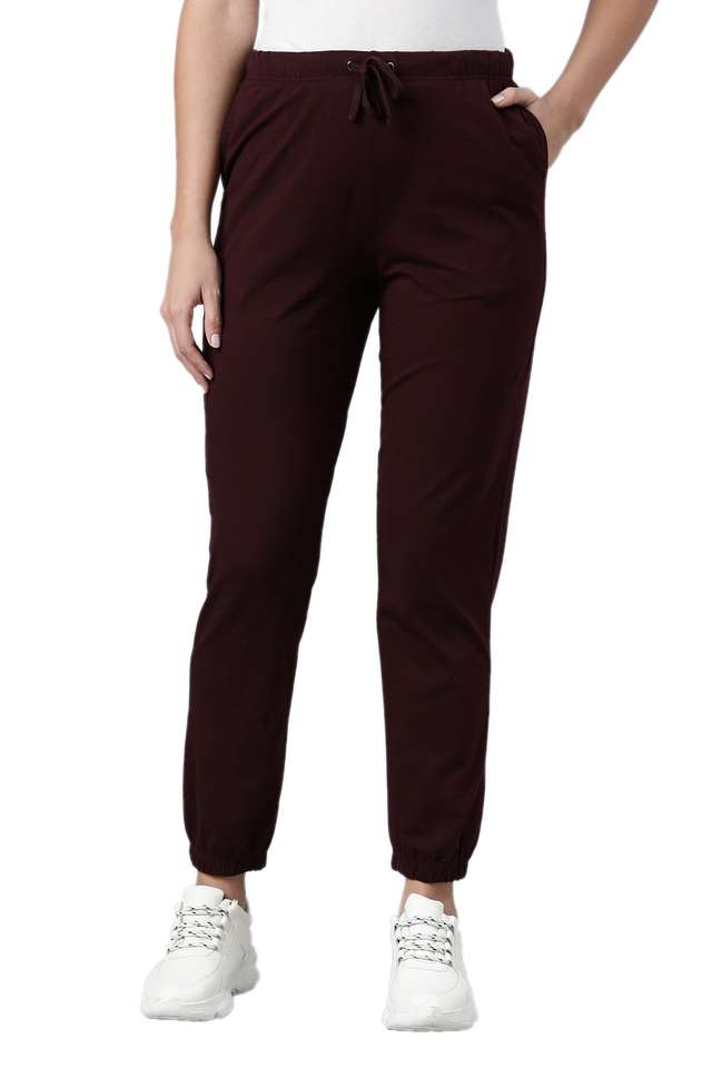 Solid-Ankle-Length-Cotton-Blend-Women-s-Palazzos