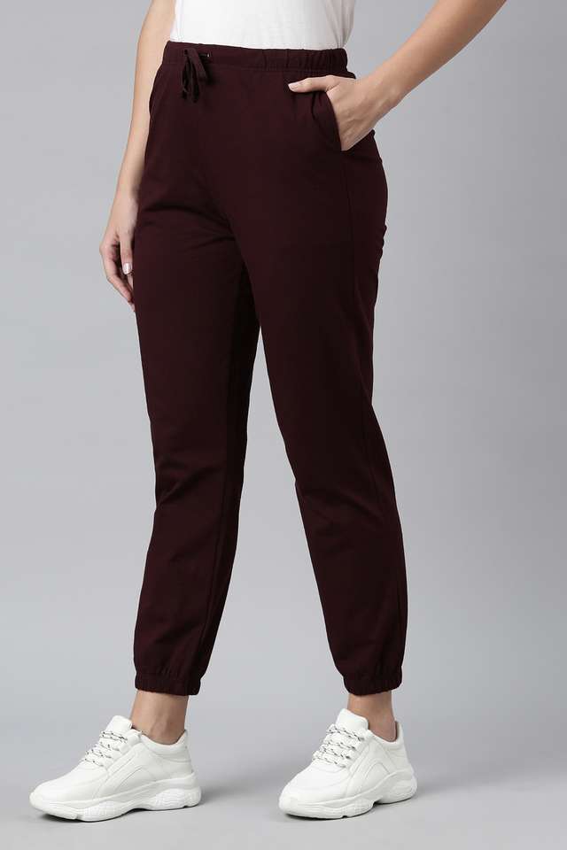Solid-Ankle-Length-Cotton-Blend-Women-s-Palazzos