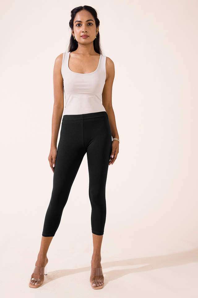 Solid-Cotton-Slim-Fit-Women-s-Leggings