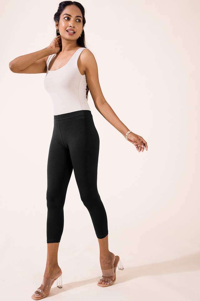 Solid-Cotton-Slim-Fit-Women-s-Leggings