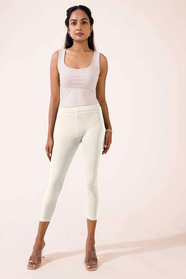 Solid-Cotton-Slim-Fit-Women-s-Leggings