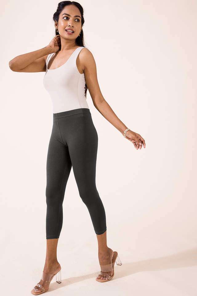 Solid-Cotton-Slim-Fit-Women-s-Leggings