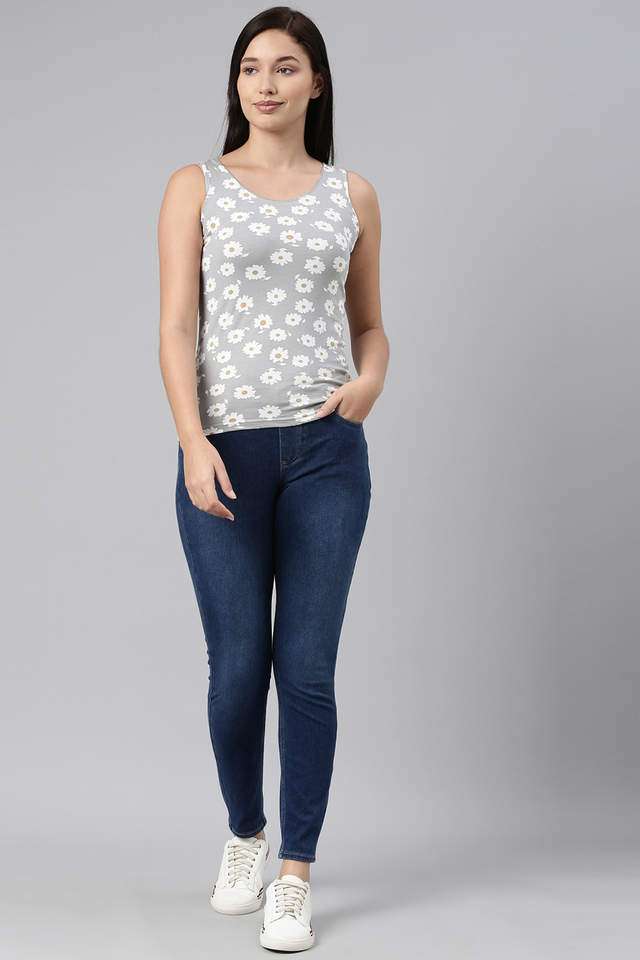 Solid-Cotton-Slim-Fit-Women-s-Jeggings