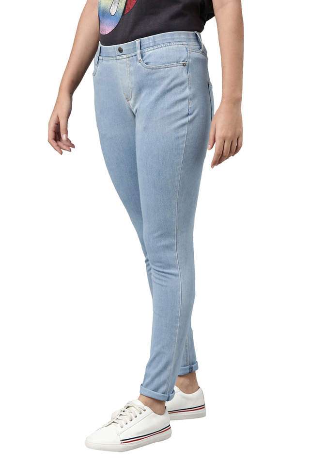 Solid-Cotton-Slim-Fit-Women-s-Jeggings
