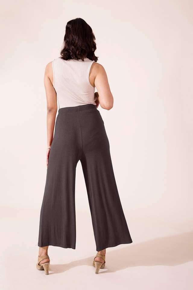 Solid-Viscose-Relaxed-Fit-Women-s-Palazzos