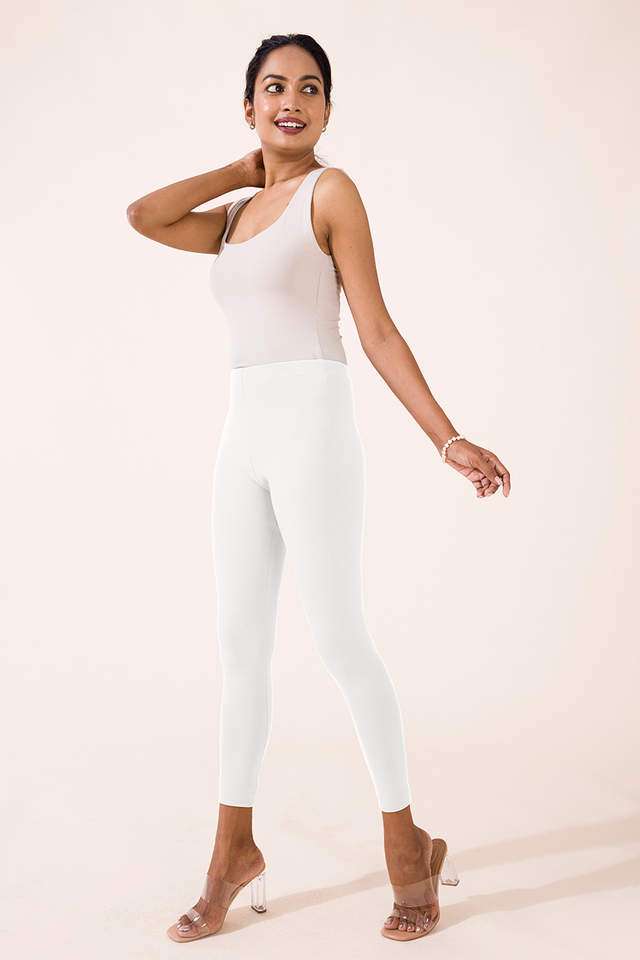 Solid-Cotton-Slim-Fit-Women-s-Leggings