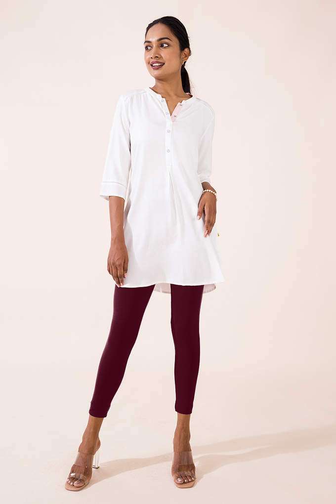Solid-Cotton-Slim-Fit-Women-s-Leggings