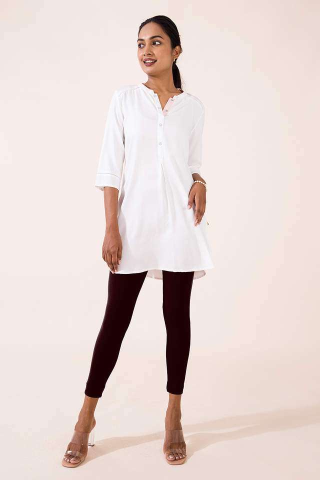 Solid-Cotton-Slim-Fit-Women-s-Leggings