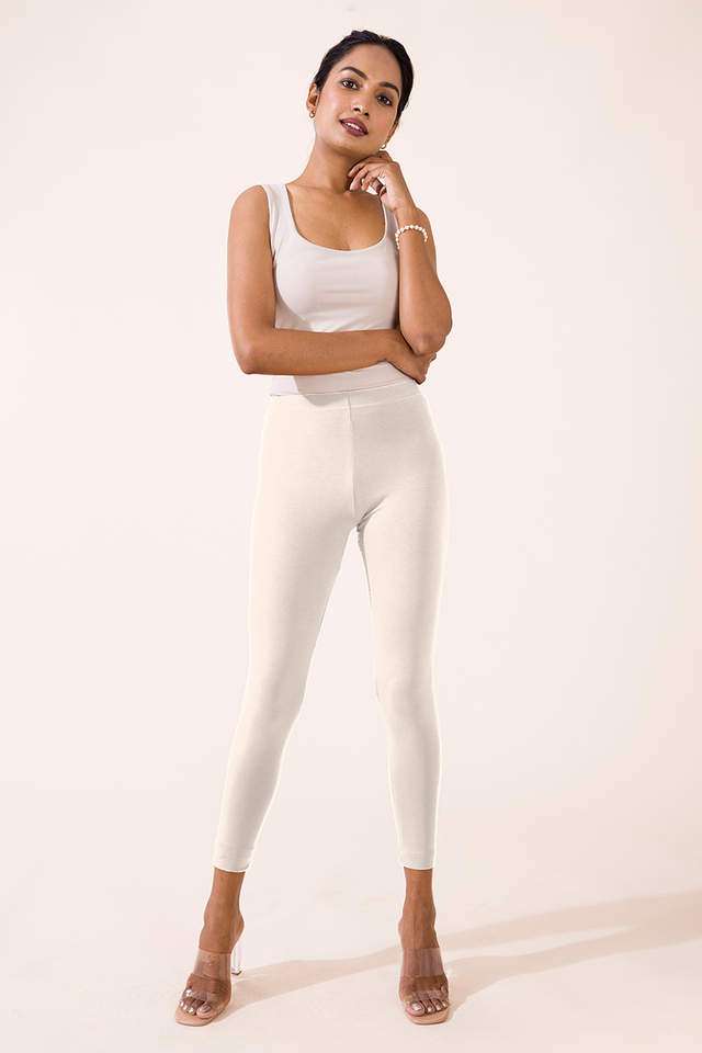 Solid-Cotton-Slim-Fit-Women-s-Leggings