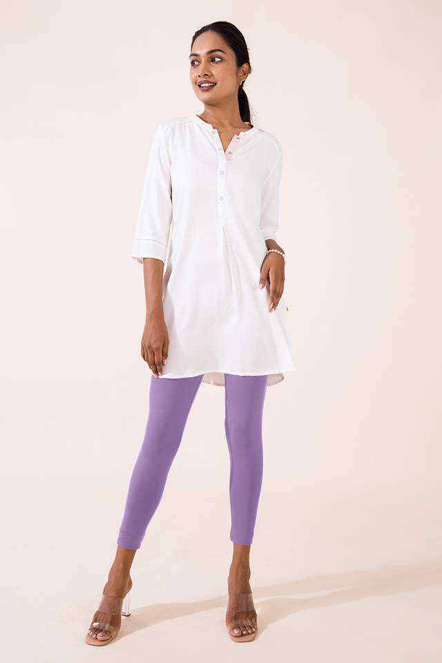 Solid-Cotton-Slim-Fit-Women-s-Leggings