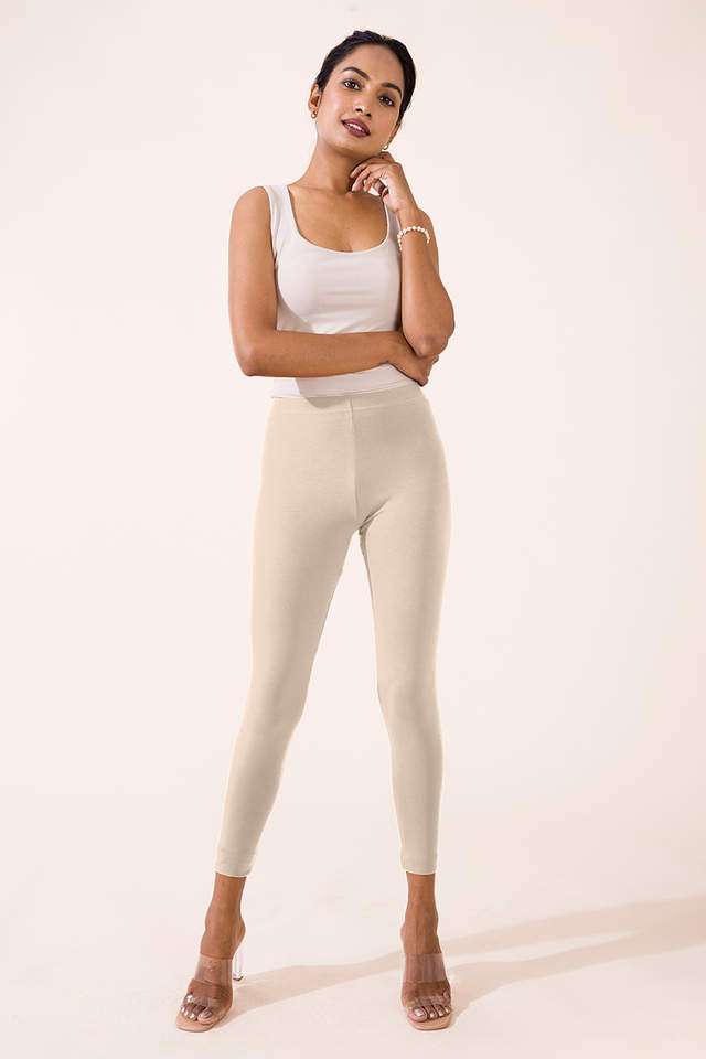 Solid-Cotton-Slim-Fit-Women-s-Leggings
