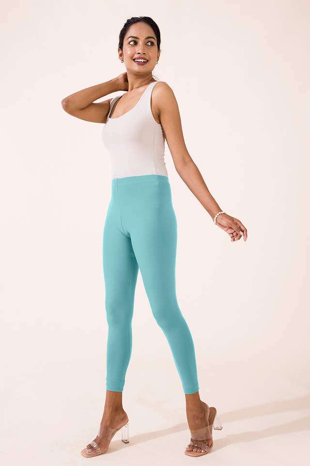 Solid-Cotton-Slim-Fit-Women-s-Leggings