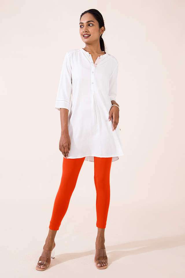 Solid-Cotton-Slim-Fit-Women-s-Leggings