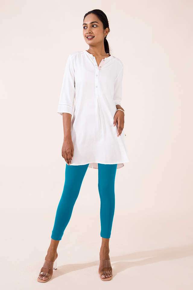 Solid-Cotton-Slim-Fit-Women-s-Leggings
