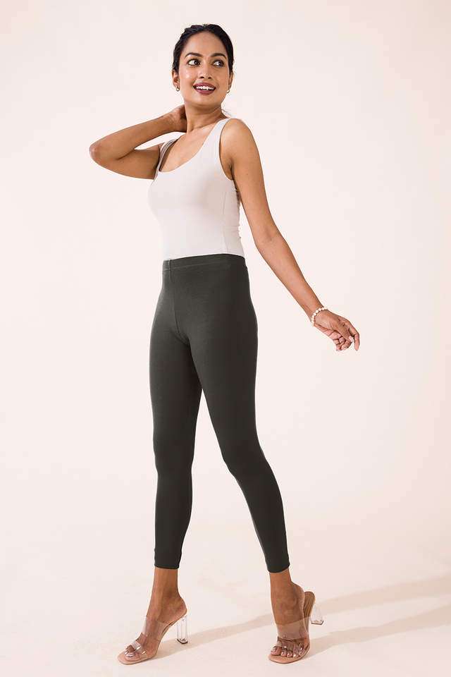Solid-Cotton-Slim-Fit-Women-s-Leggings