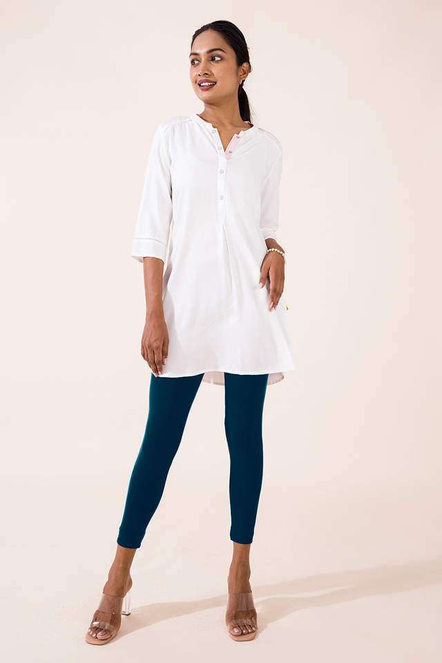 Solid-Cotton-Slim-Fit-Women-s-Leggings