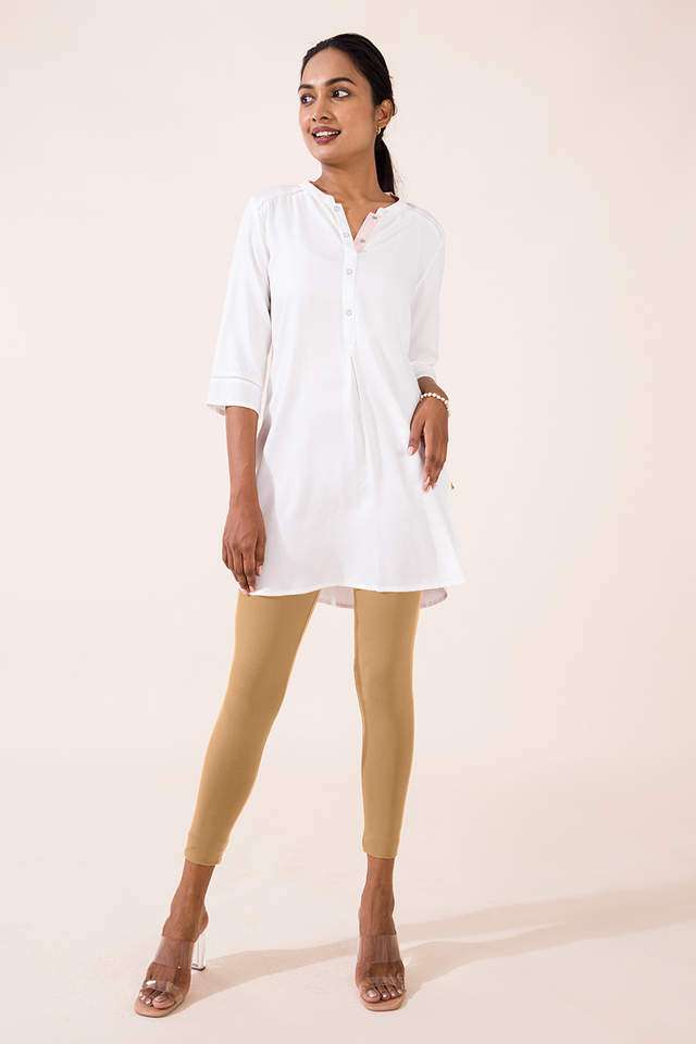 Solid-Cotton-Slim-Fit-Women-s-Leggings