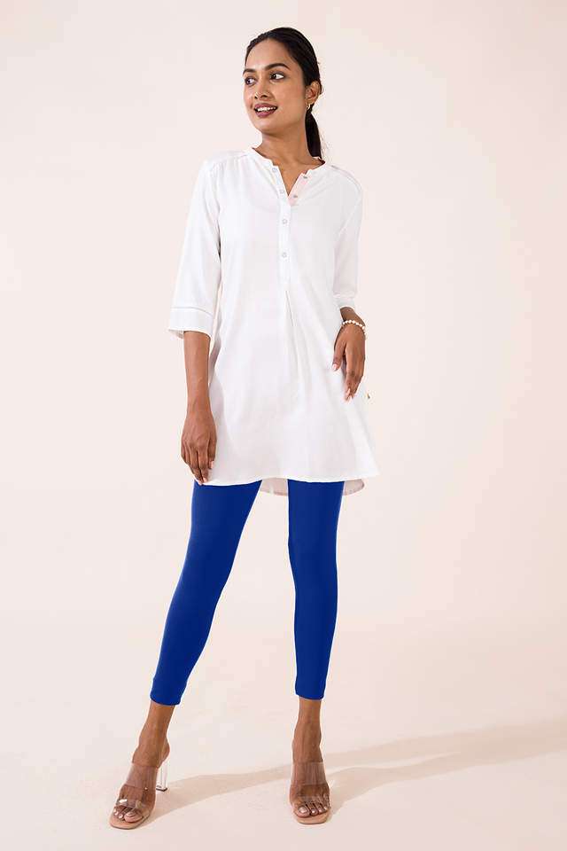 Solid-Cotton-Slim-Fit-Women-s-Leggings