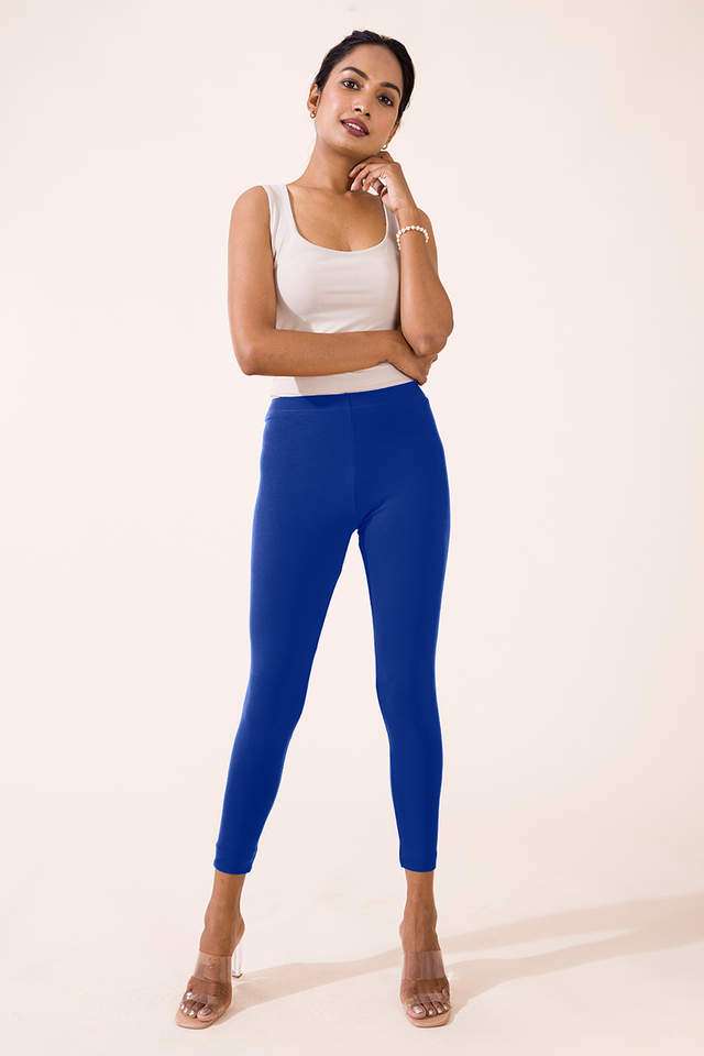 Solid-Cotton-Slim-Fit-Women-s-Leggings