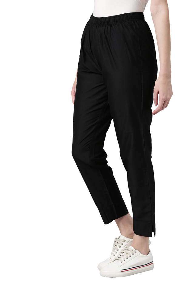 Solid-Modal-Tapered-Fit-Women-s-Pants