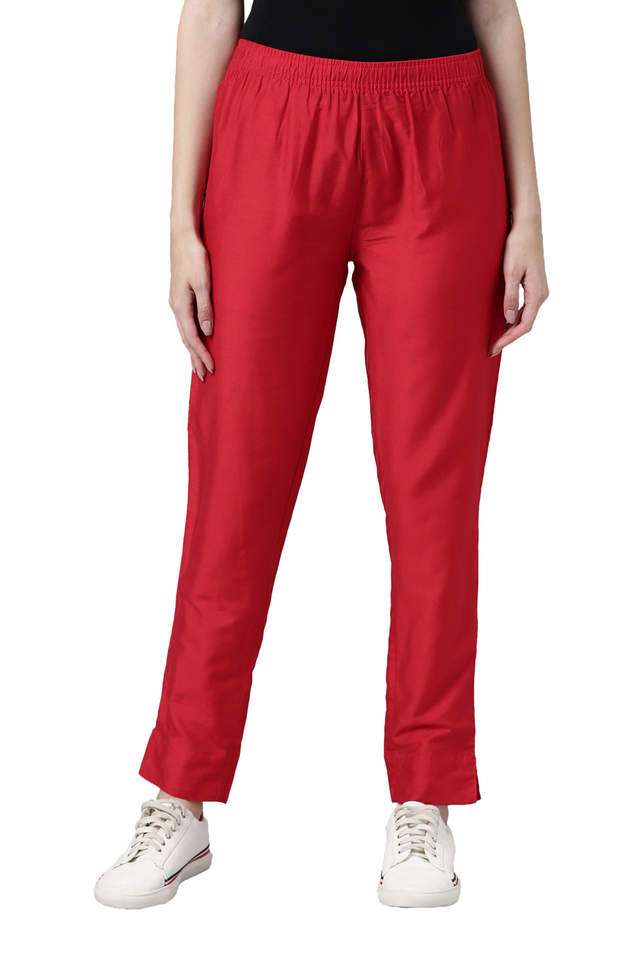 Solid-Modal-Tapered-Fit-Women-s-Pants